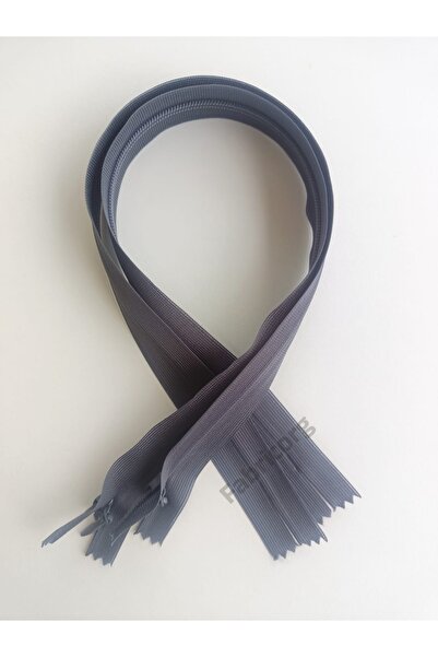 fabricorg Hidden Zipper 40 cm 2 Pieces (Dark Gray)