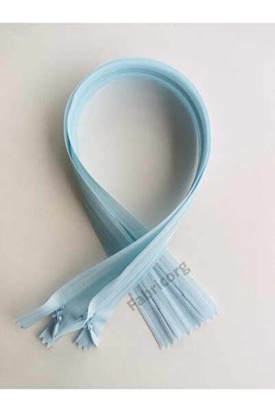 fabricorg Hidden Zipper 40 cm 2 Pieces (Baby Blue)