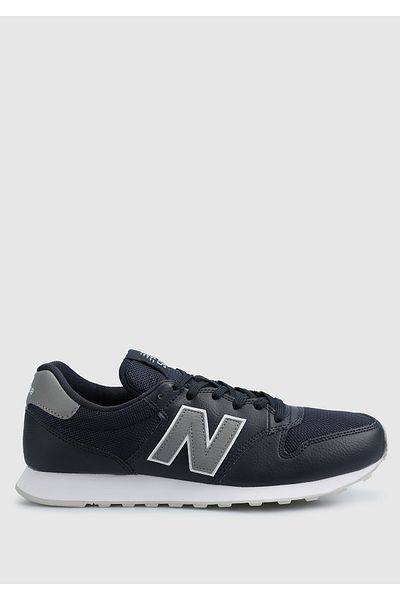 New Balance Suede Mesh Ανδρικά παπούτσια Casual Navy Blue Gm500nwn