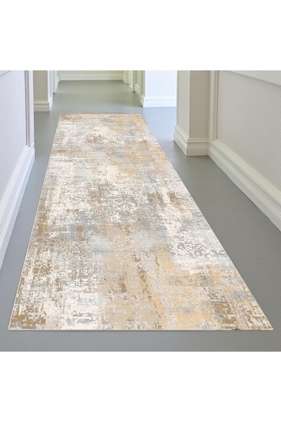 uzhanem Dot Taban Kaymaz Halı Yolluk Mutfak Salon Halısı Dijital Baskılı Yıka...