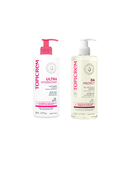 Topicrem Ultra Hydratant Vücut Sütü 500 ml + Topicrem DA Protect Ultra Rich C...