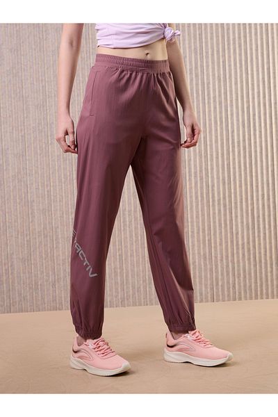 Technosport By Styli Women Solid 2-Way Stretch Joggers