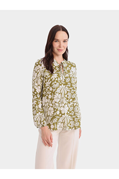 DeFacto Regular Fit Crew Neck Long Sleeve Blouse