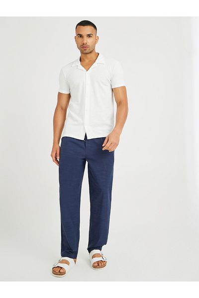 Styli Textured Relaxed Fit Buttoned Shirt