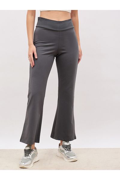 Styli Elasticated Broad Waistband Flared Pants