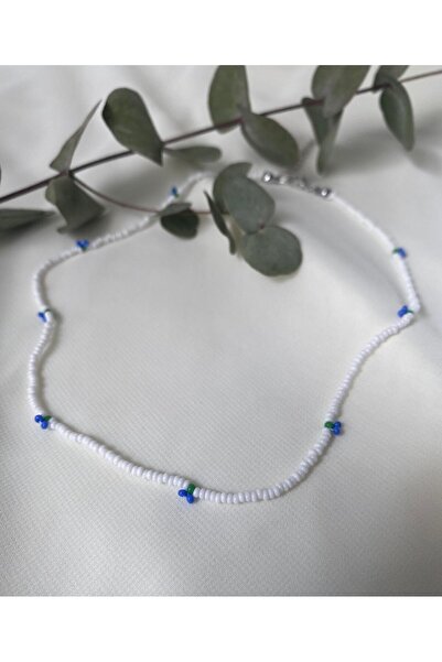 sabiha aksesuar Sand Bead Cherry Model Necklace