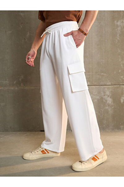 Sassafras By Styli Mid Rise Regular Fit Pants with Side Pockets