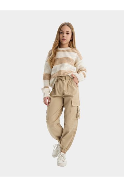 DeFacto Kids Beige Cargo Regular Fit Pant