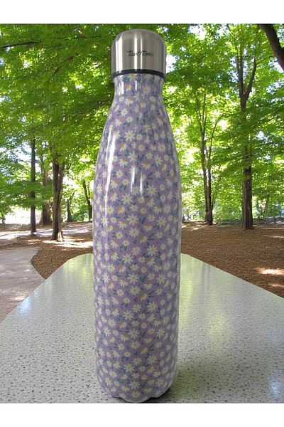 Tantitoni 750 ml Lilac Daisy Lady Thermos – Elegance of Spring