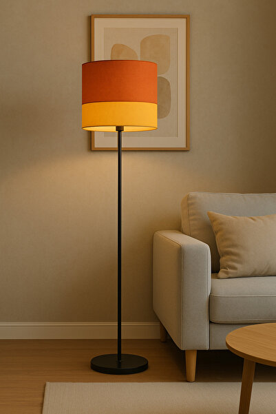 Vinner Solo Modern Lambader – Siyah Gövde, Turuncu & Sarı Şapka