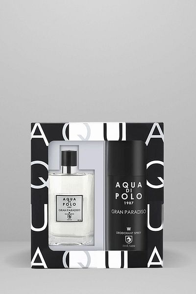 Aqua Di Polo 1987 Gran Paradiso Men's Perfume-Spray Deodorant Set Appxgr03Epd