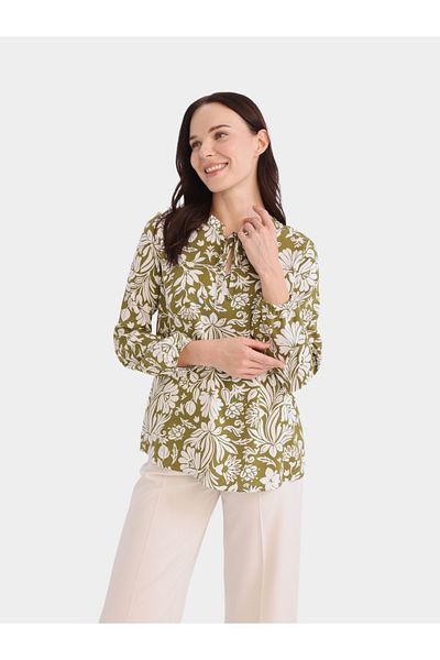 DeFacto Regular Fit Crew Neck Long Sleeve Blouse