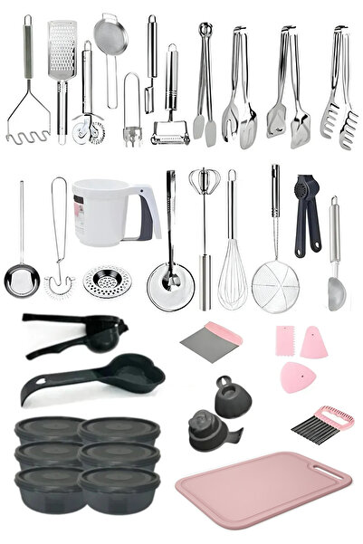 Homerest 37 Parça Çok Amaçlı Mutfak Gereçleri Mutfak Aksesuarları Her Şey Dah...