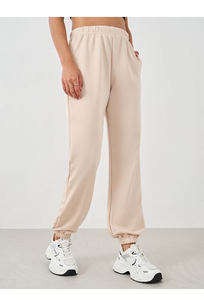 Styli بنطال رياضي بخصر مطاطي