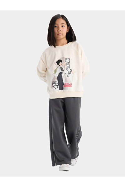 DeFacto Kids Black Side Stripe Sweatpants