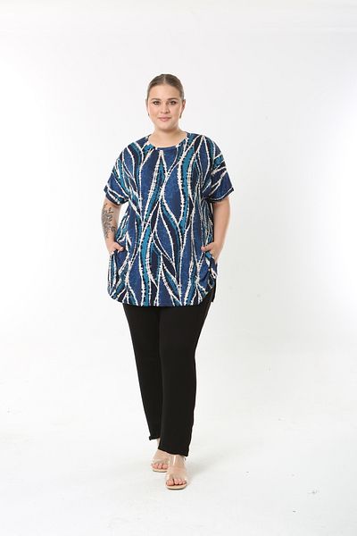 XL Modam Xlmodam Women's Multicolor Lycra Tunic with Large Size