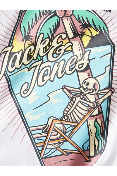 Jack & Jones Graphic Print Round Neck T-Shirt