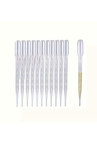 NorthAK Epoksi Reçine Damlalık Pipet 10 Adet 3 Ml - Boya Epoksi Damlalık Pipet