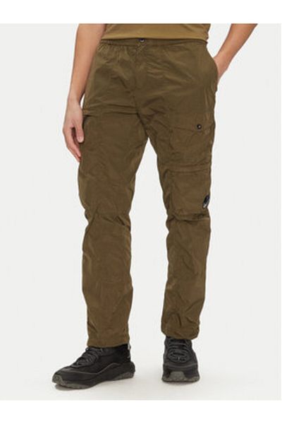 C.P. COMPANY cp company Men's fabric trousers 18CMPA063A005904G Green