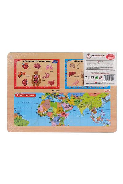 ONYIL OYUNCAK Ony-287 288 Wooden Handle Let's Know Our Vacuum -Onyıl Toy