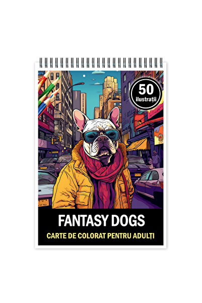 Legendary Gifts Carte de colorat pentru relaxare si antistres, 50 de ilustrat...