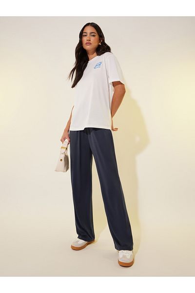 Styli Embroidered Round Neck T-Shirt