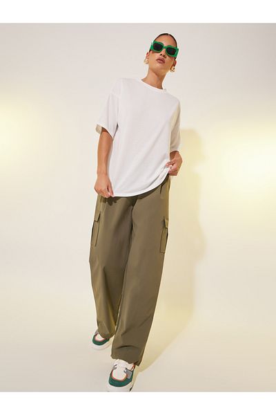 Styli Graphic Print Round Neck T-Shirt