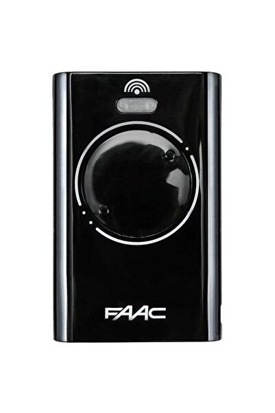 FAAC Garage Door Remote Control, Faac XT2, 868 MHz, Black