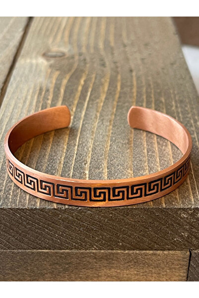 zadenza gold 100% Copper Bracelet, Ethnic Patterned Adjustable Size Copper Br...