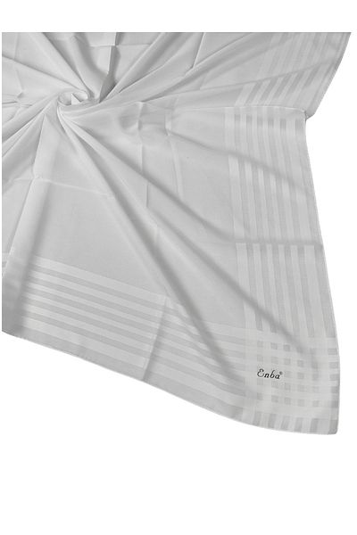 mim eşarp Enba Chiffon Pattern Scarf – Lightweight, Breathable Fabric