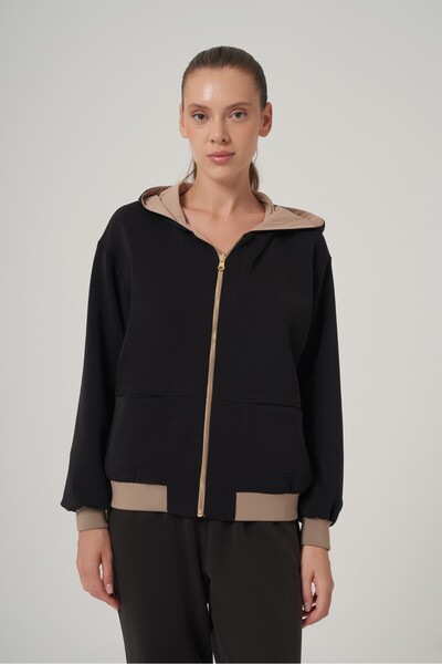 UTOPIAN Çift Taraflı Kapüşonlu Mont