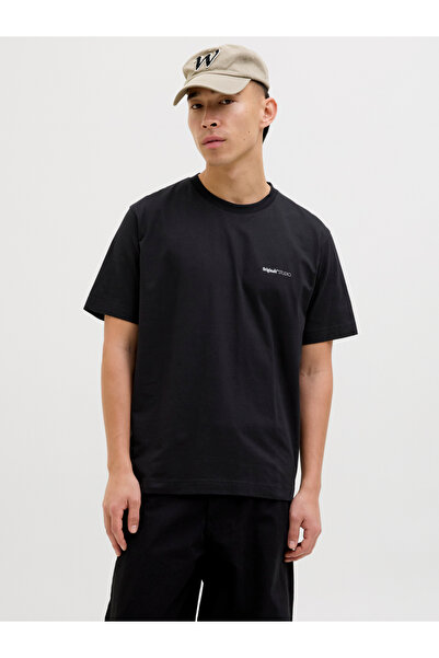 Jack & Jones تي شيرت جورفارينا بأكمام قصيرة ورقبة دائرية وظهر مطلي