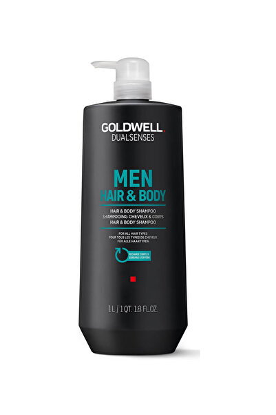 GOLDWELL Dualsenses Мъжки шампоан за коса и тяло, 1000 мл Алое Вера