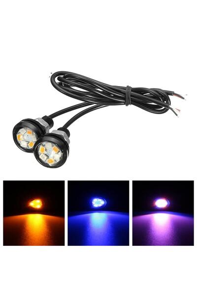 optana Kartal Göz Led Beyaz Ayna Altı Araç Far Led Projektör Sis Farı