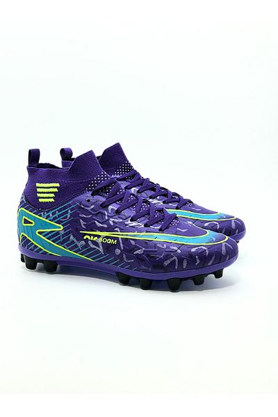 ZSHOES Cizme de fotbal Premium Turf Field cu șosete cu talpă TPU