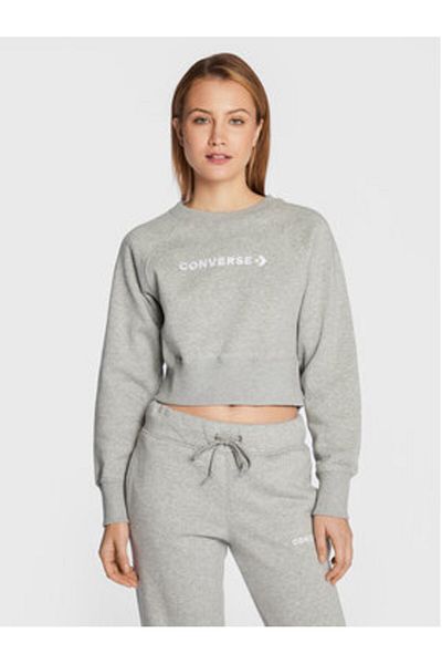 converse Women's Sweatshirt 10023716-A02 Gray