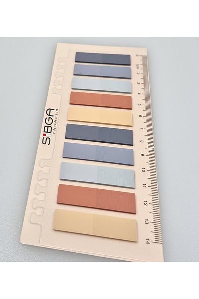 sibga tasarım Transparent Color Postit Post-It Post It. Book Marker Bookmark Postit Sticker Note Paper 200 Sheets