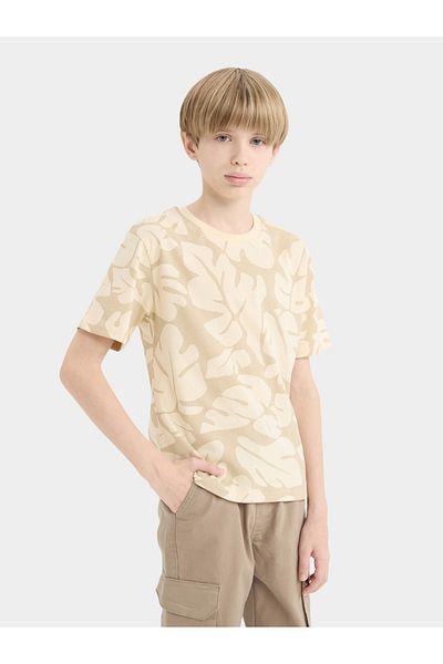 DeFacto Kids Round Neck Graphic Short Sleeve T-Shirt