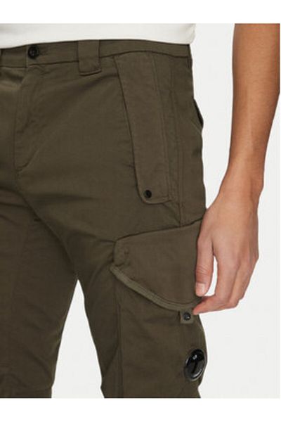 C.P. COMPANY cp company Men's fabric trousers 18CMPA058A005694G Green