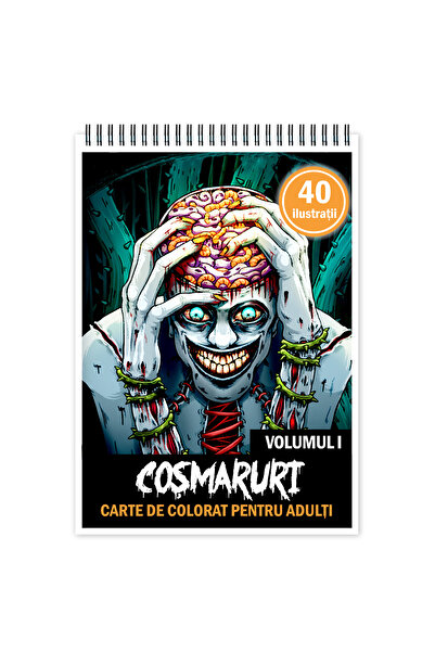 Legendary Gifts Carte de colorat pentru relaxare si antistres, 40 de ilustrat...