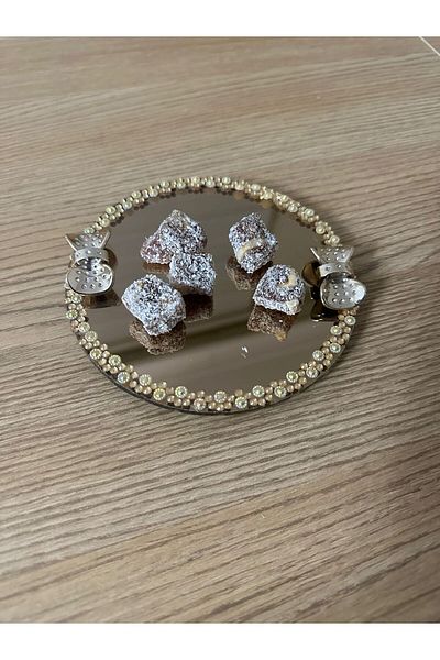 Dumans home Presentation Plate Delight Plate Promise Engagement Ring Plate Mirror