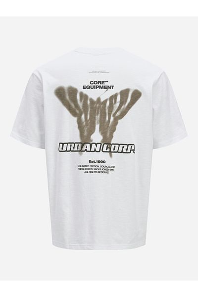 Jack & Jones Jcorecharge Graphic Print Crew Neck T-Shirt