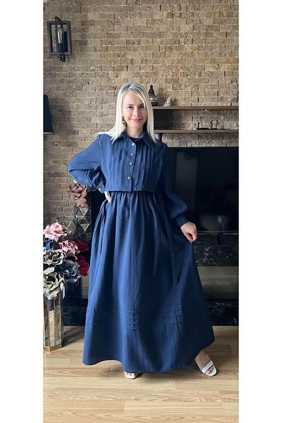 Cardella Vest Dress with Tie-Up Sides, Hijab Compatible Tie-Up Vest Dress