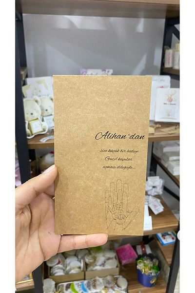 ARLetikettasarım Newborn Kraft Keychain Card 9,5X15 cm 49 Pieces - Arletikettasarım