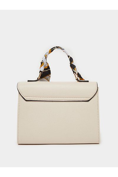 Styli Printed Ribbon Handbag with Top Handle