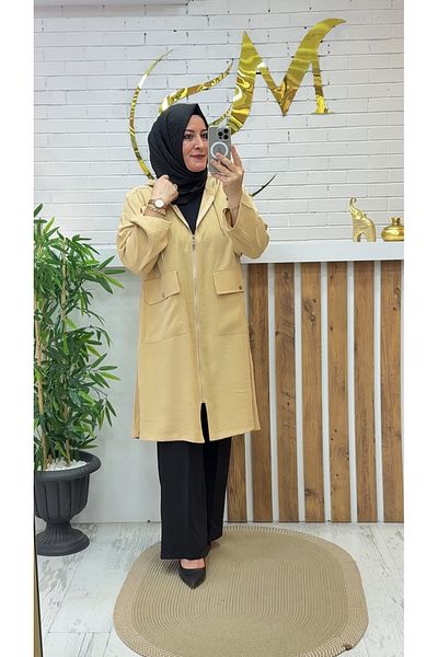 Meryemce Butik OVERSIZE CUPRA CUPRA ΚΑΠΑΚΙ (Κατάλληλο για μέγεθος έως 50)