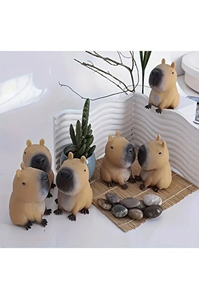 UYGUN ELEKTRONİK Capybara squishy esnek uzayan kapibara sukuşi figür oyuncak ...
