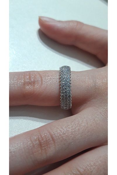 Nurtakı Nurtaki Half Moon Stone Wedding Ring