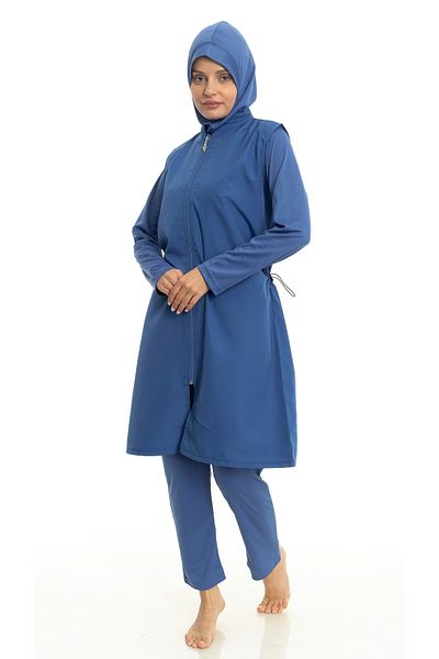Differend Vest Hijab Swimsuit Set of 4