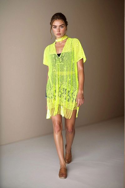 bacc Green Mesh Pareo Bcnsv-2513335